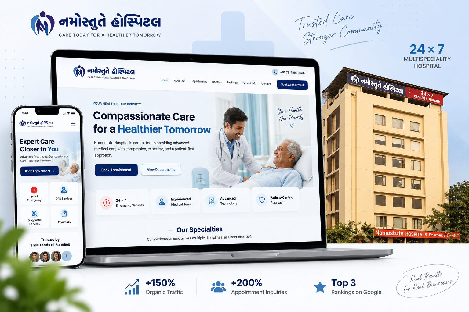 Namostute Hospital SEO Case Study